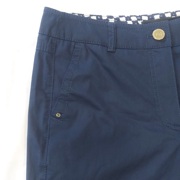 Gerry Weber Straight Leg 4 Pocket Pants Midrise Navy, 34 - Picture 3 of 9